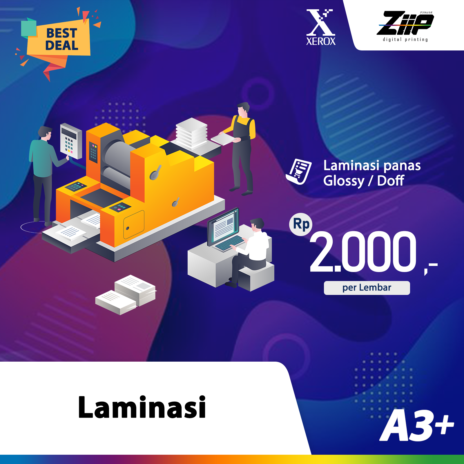 Laminasi A3+