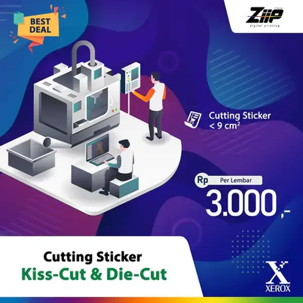Tambahan Jasa Cutting Sticker A3+ Ukuran Kecil