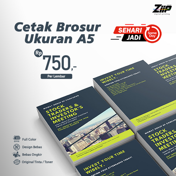 Cetak Brosur A5