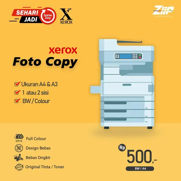 Foto Copy Xerox BW | Colour